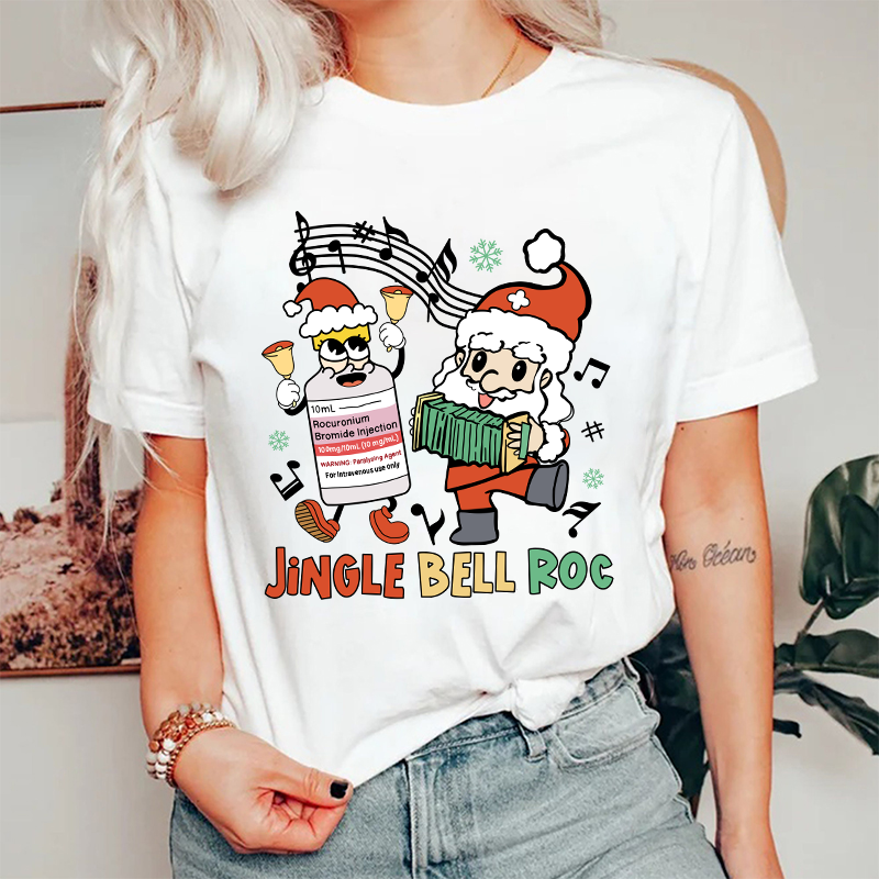 Jingle Bell Roc Nurse T-Shirt
