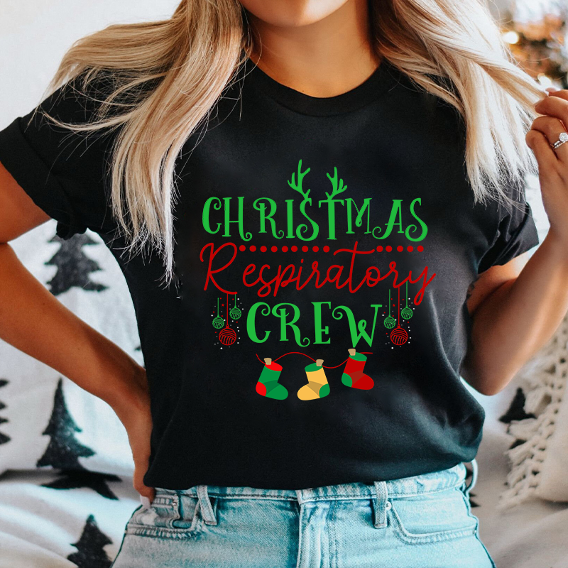 Christmas Respiratory Nurse T-Shirt