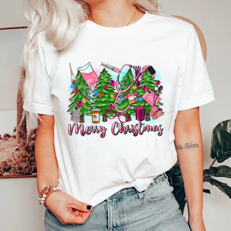 Merry Christmas Nurse T-Shirt