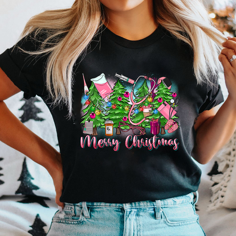 Merry Christmas Nurse T-Shirt