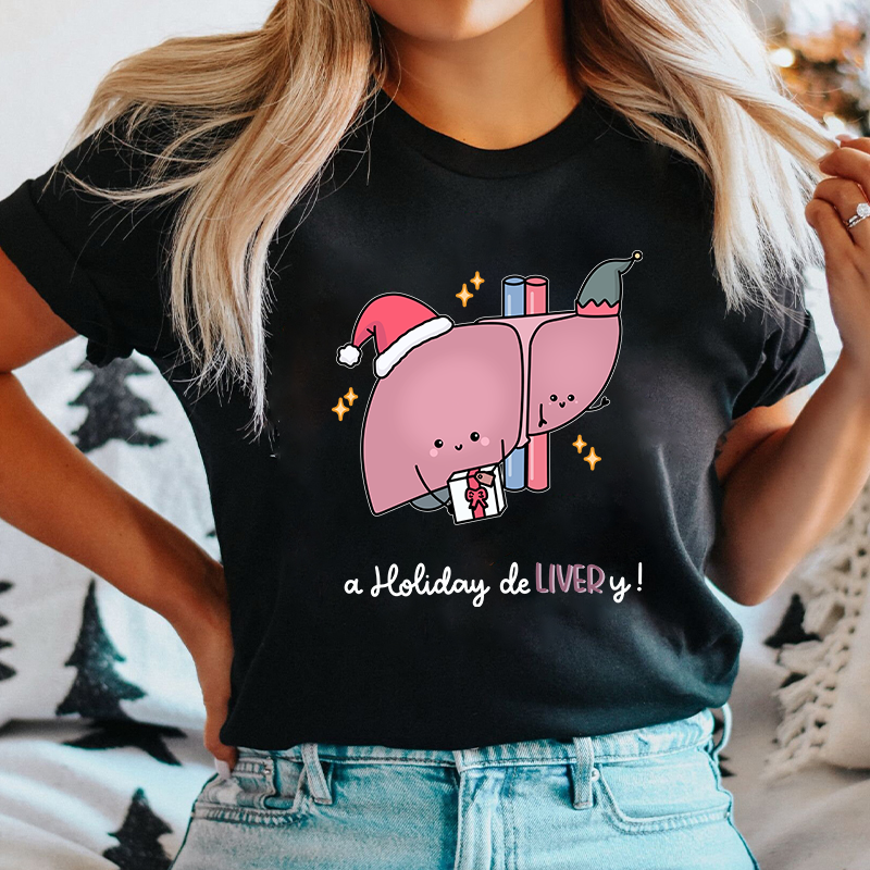 A Holiday Delivery Nurse T-Shirt