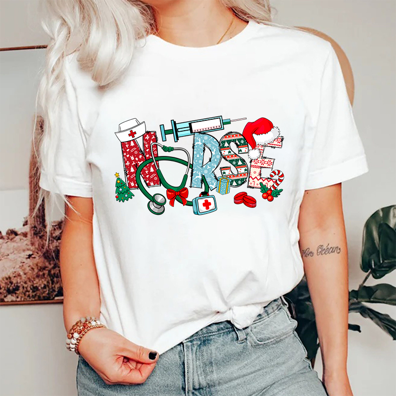 Christmas Crew Nurse T-Shirt