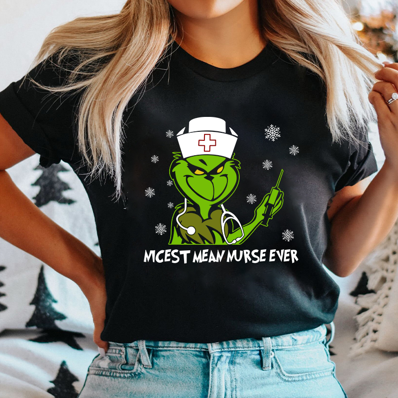 Nicest Mean Nurse Ever Nurse T-Shirt