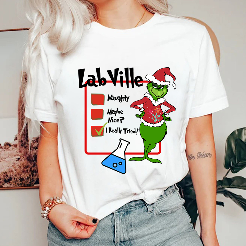 Labville I Really Tried Nurse T-Shirt