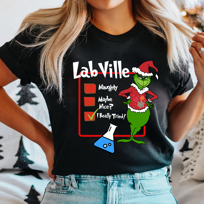 Labville I Really Tried Nurse T-Shirt