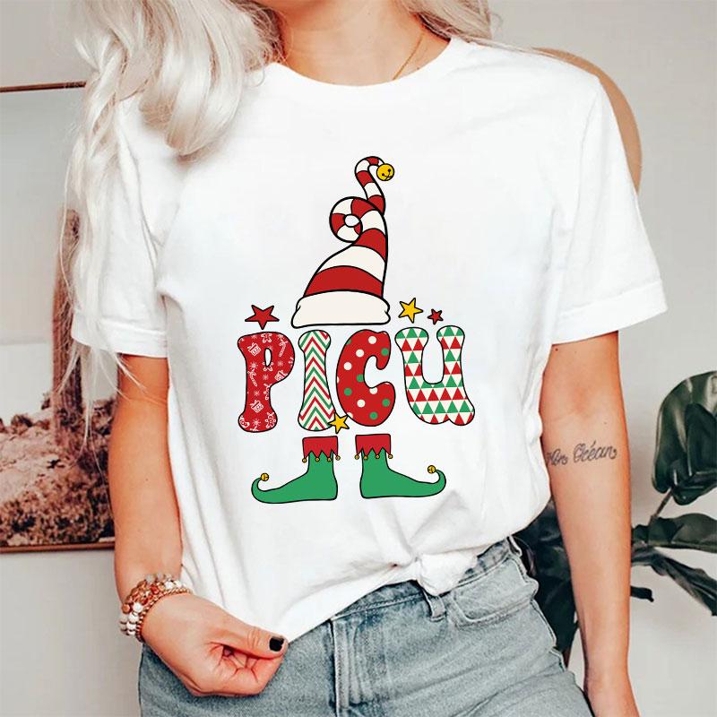 Personalized Elf Nurse T-Shirt