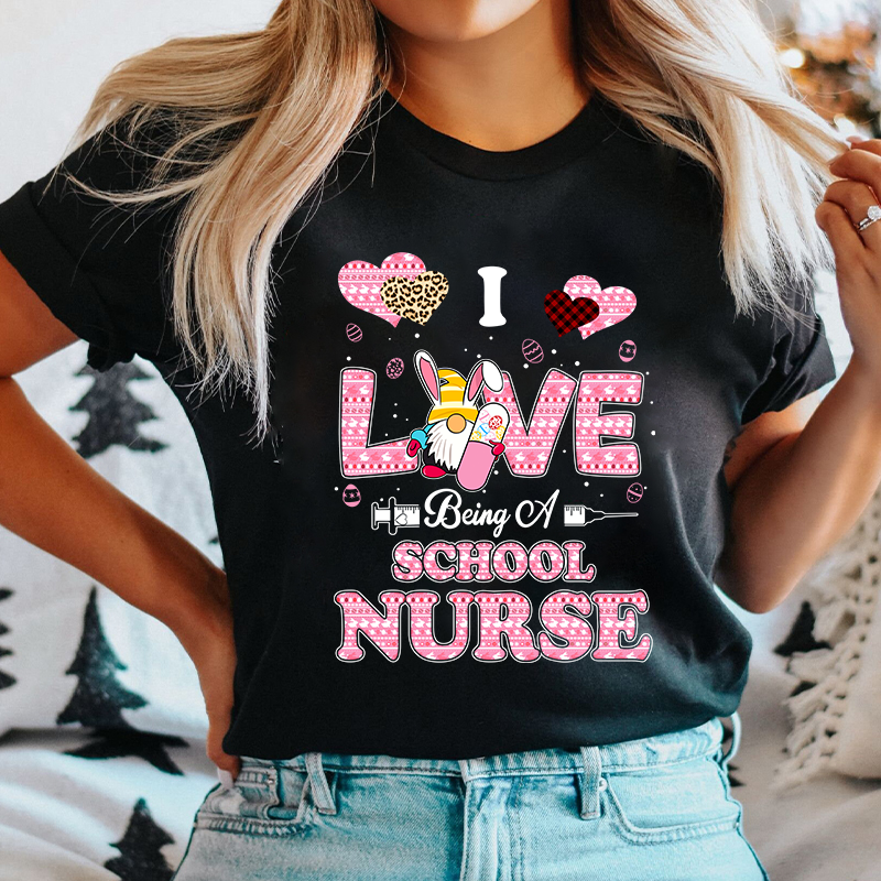 I Live Being A School Nurse T-Shirt