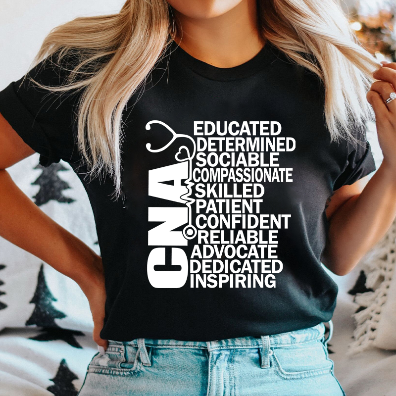 CNA Stethoscope Nurse T-Shirt