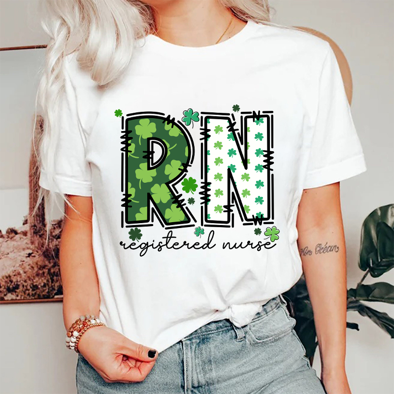 Personalized St Patrick Nurse T-Shirt