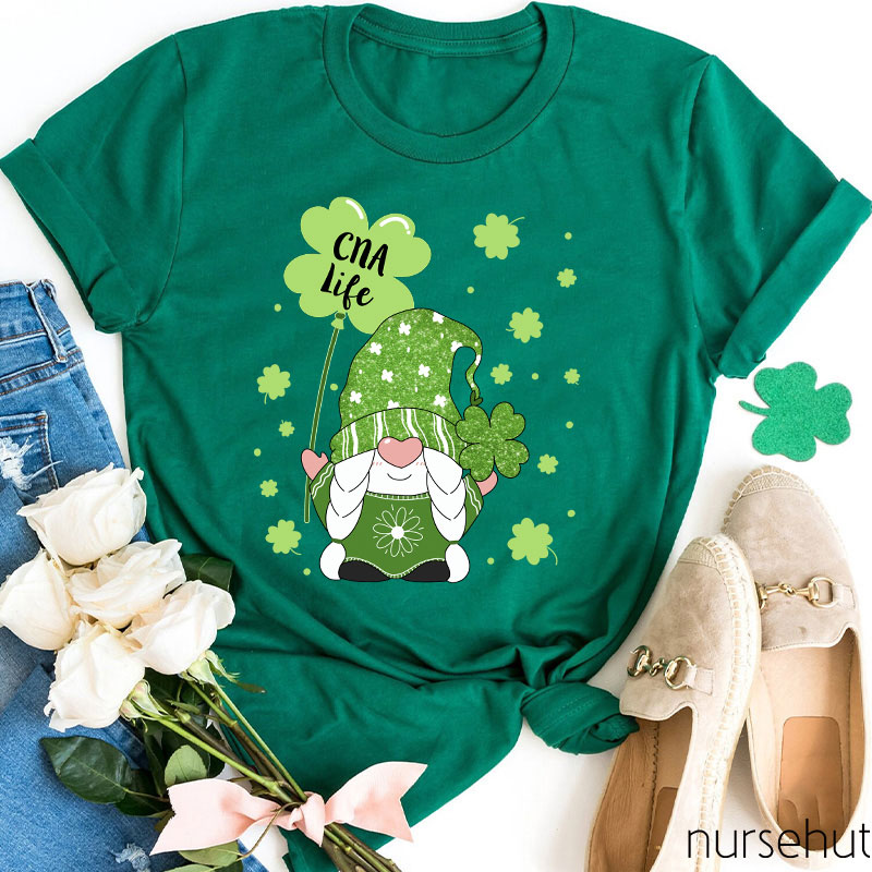 Personalized Lucky Life Nurse T-Shirt