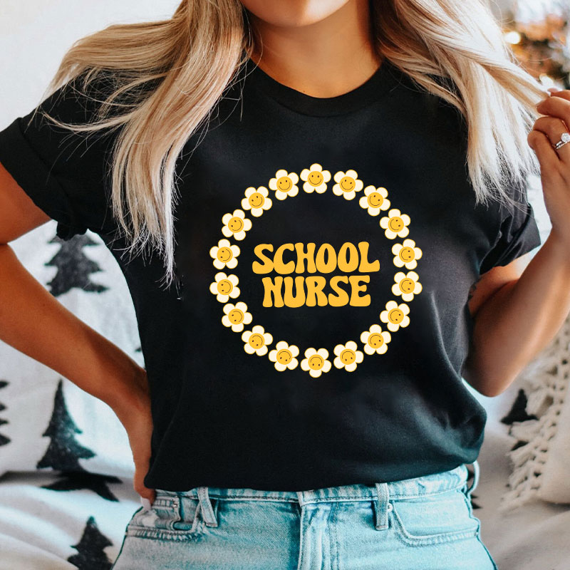 Flowers School Nurse T-Shirt