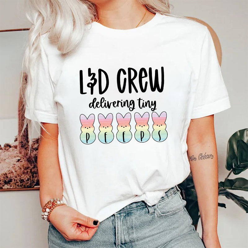 Delivering Tiny Peeps Nurse T-Shirt