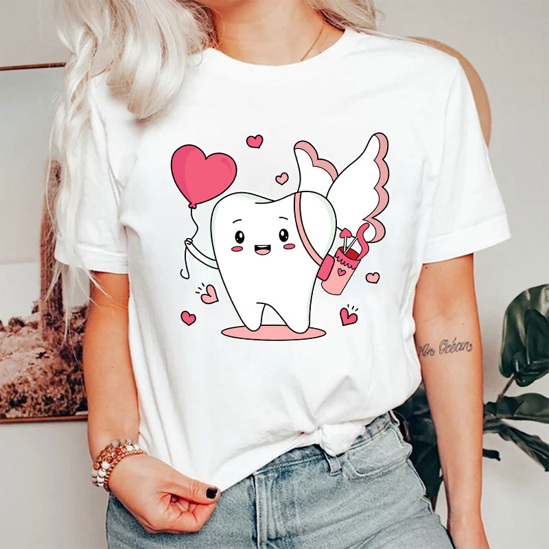Cute Teeth Cupid Nurse T-Shirt