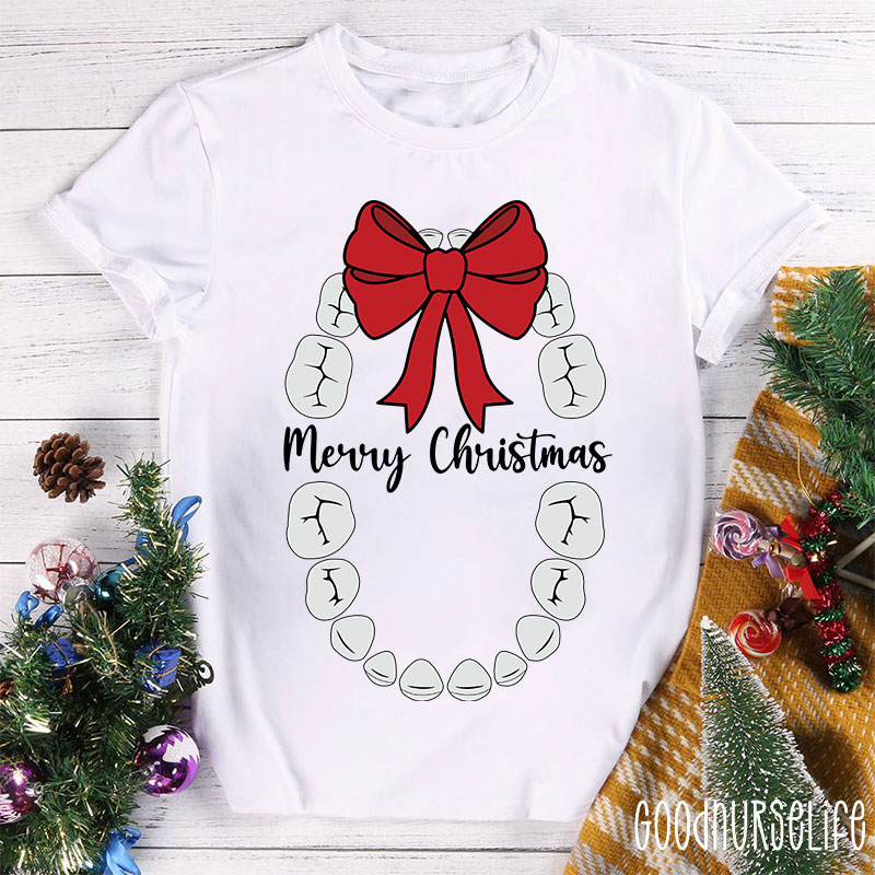 Oral Surgeon Merry Christmas Nurse T-shirt