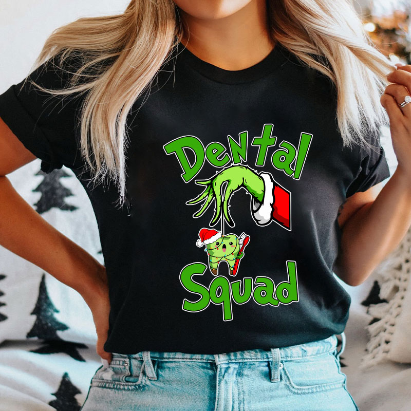 Funny Hand Dental Squad Nurse T-shirt