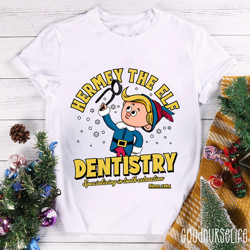 Hermey The  Elf Dentistry Nurse T-shirt