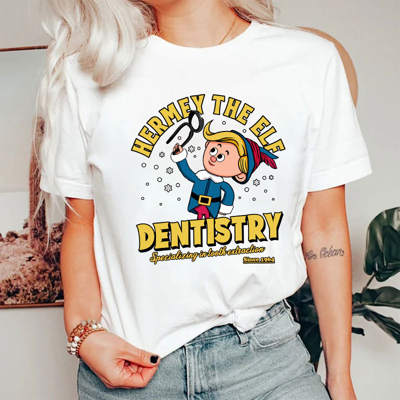 Hermey The  Elf Dentistry Nurse T-shirt