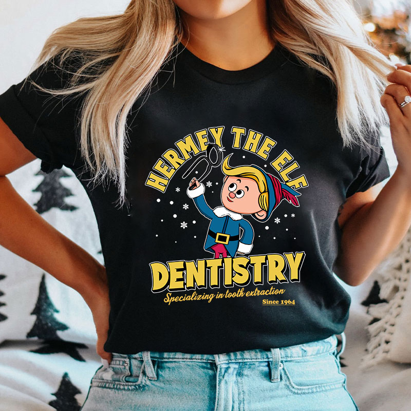 Hermey The  Elf Dentistry Nurse T-shirt