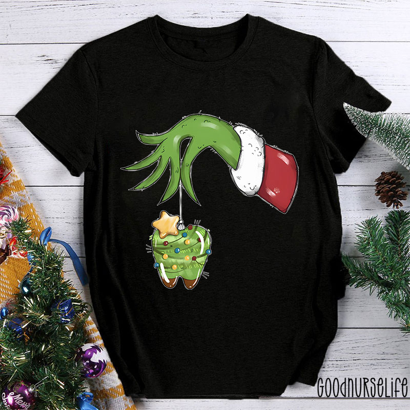 Steal Your Teeth Christmas Nurse T-shirt