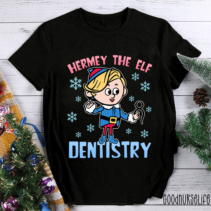 Hermey The Elf Dentistry Snowflake Nurse T-shirt