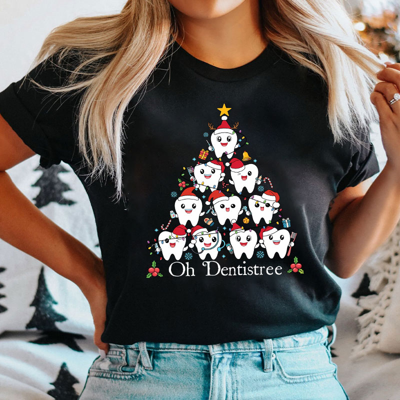 Oh Dentistree Cute Teeth Nurse T-shirt