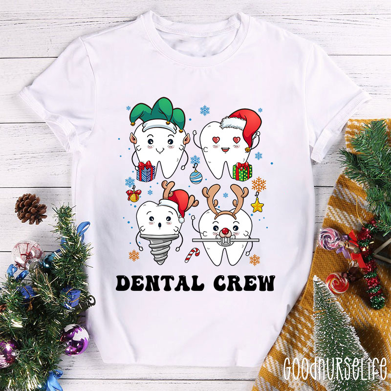 Christmas Dental Crew Nurse T-shirt