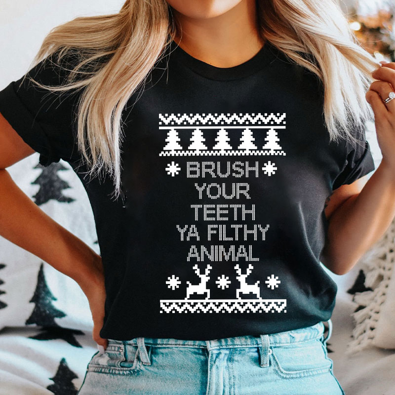 Brush Your Teeth Ya Filthy Animal Nurse T-Shirt