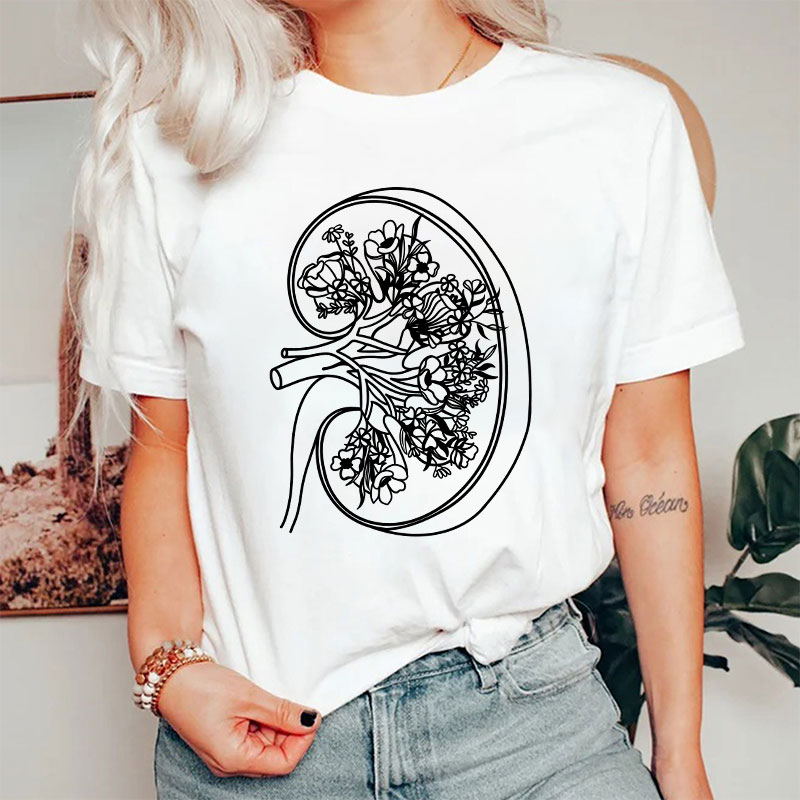 Florescent Kidney Nurse T-Shirt