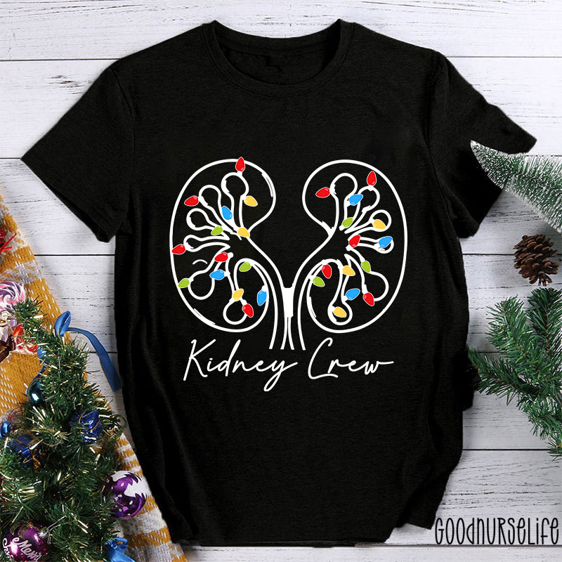 Christmas Kidney Crew Nurse T-shirt