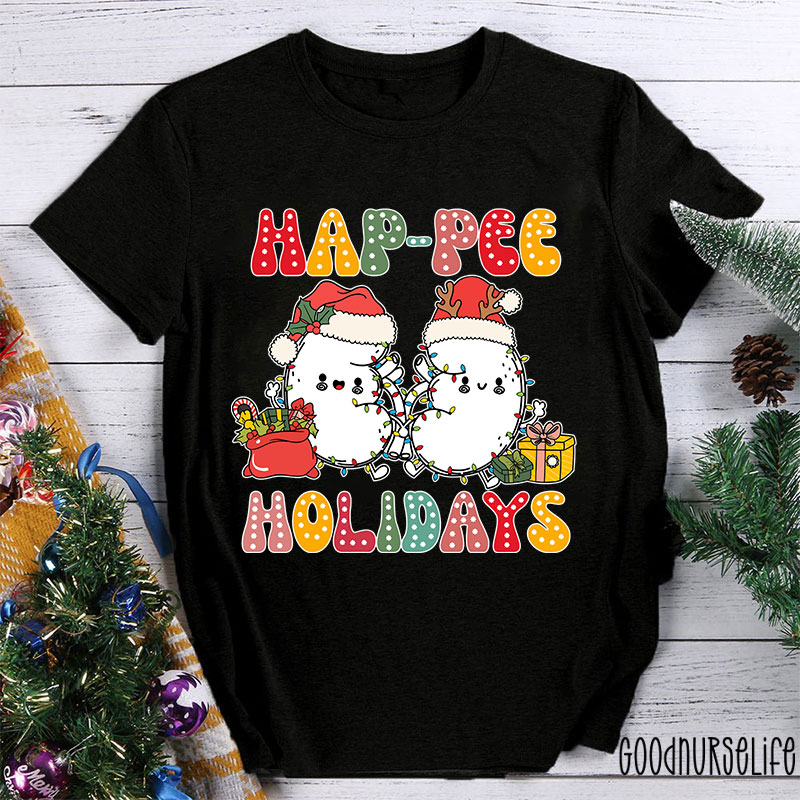 Happee Holidays Kidney Nurse T-shirt