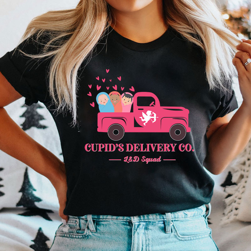 Cupid's Delivery Co Nurse T-Shirt