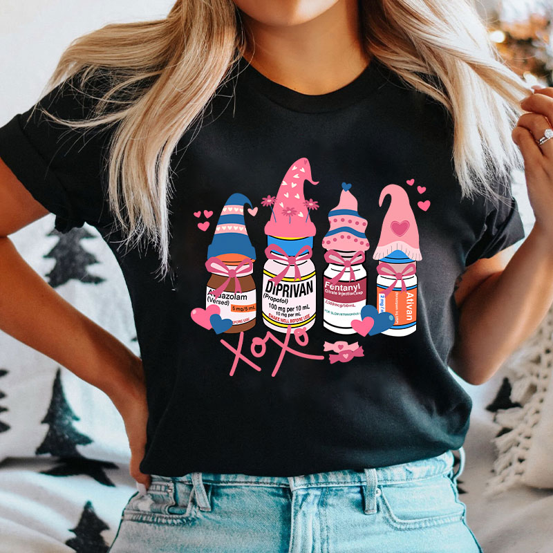 Valentine's Day Together Nurse T-Shirt