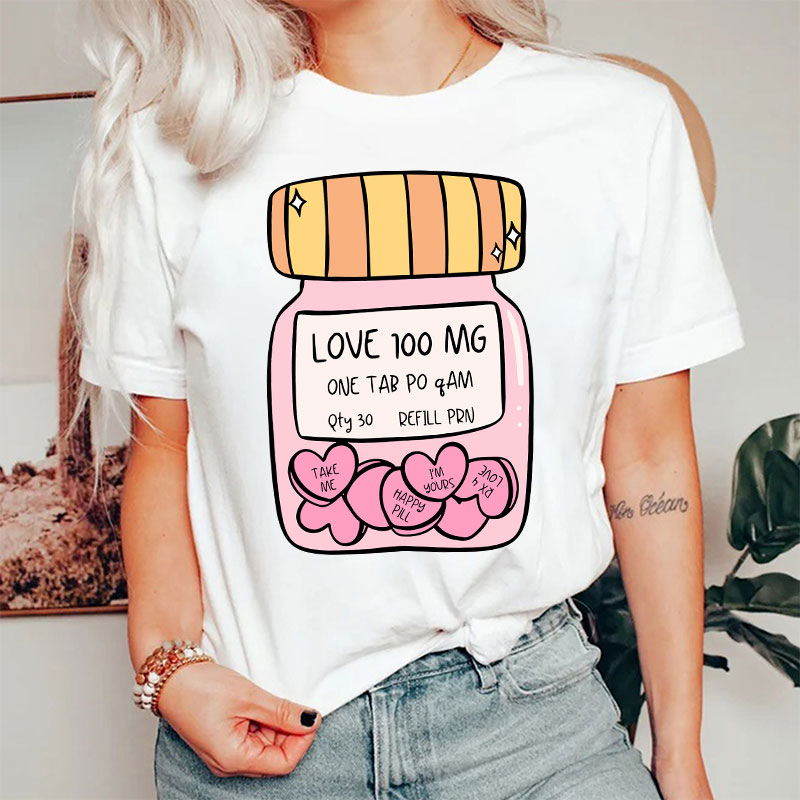 Valentines Day Pharmacy Nurse T-Shirt