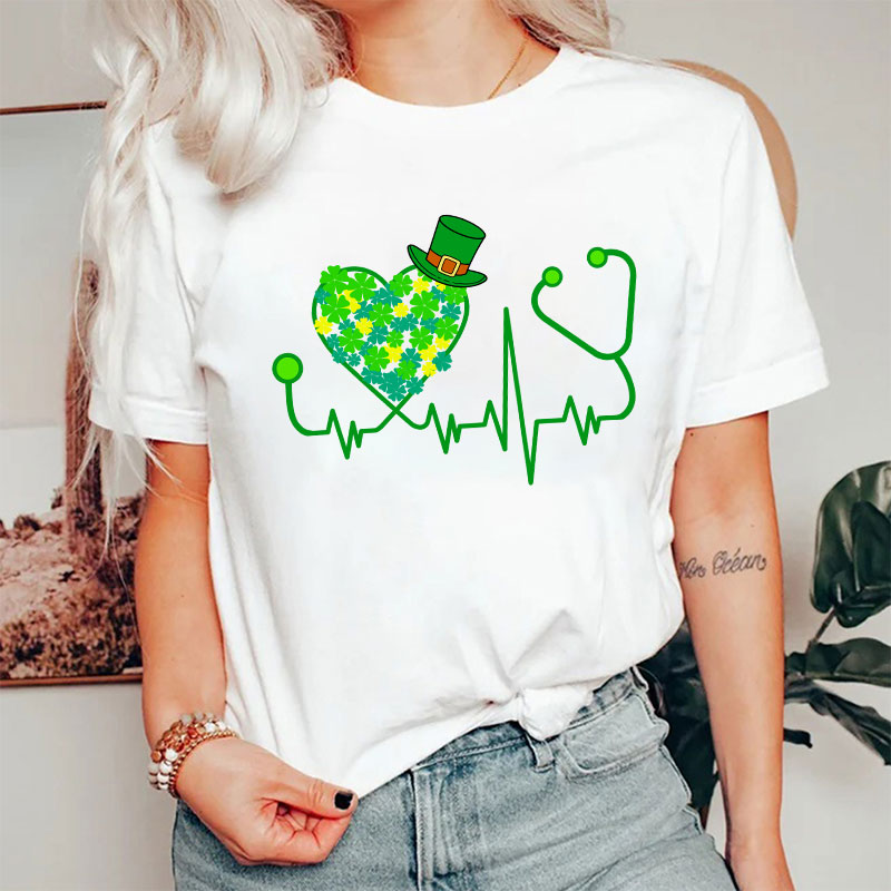 Irish Nurse St Patricks Day Nurse T-Shirt