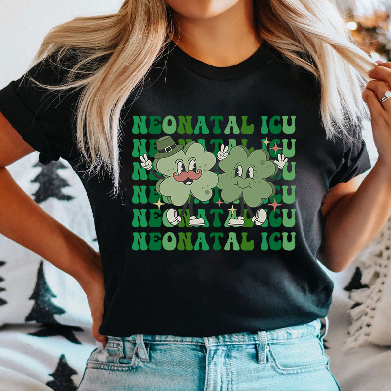 Clover And Neonatal ICU Nurse T-Shirt