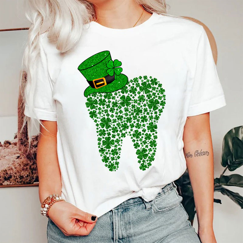 St Patrick's Day Dentist Nurse T-Shirt