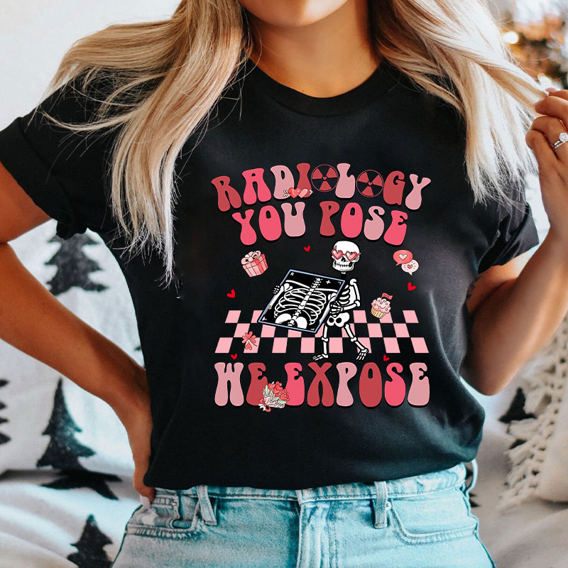Radiology Tech Valentine Nurse T-Shirt
