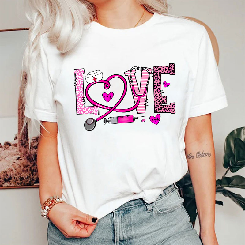 A Nurse With A Good Heart Nurse T-Shirt