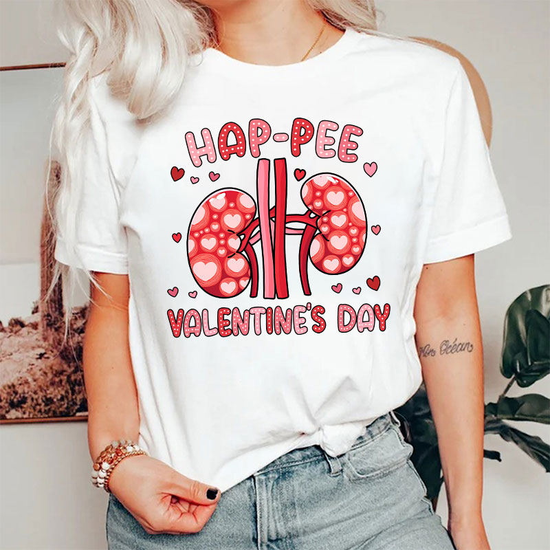 Kidney Wishes Valentine's Day Nurse T-Shirt