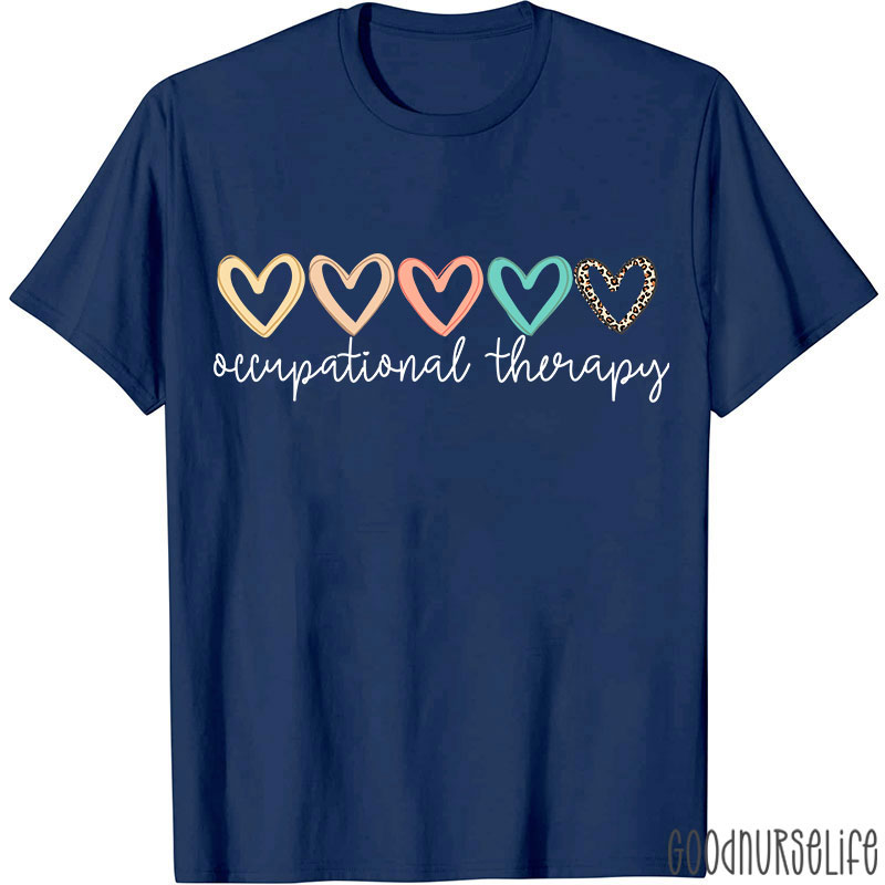 Hearts Of Occupational Therapy Occupational Therapist T-Shirt