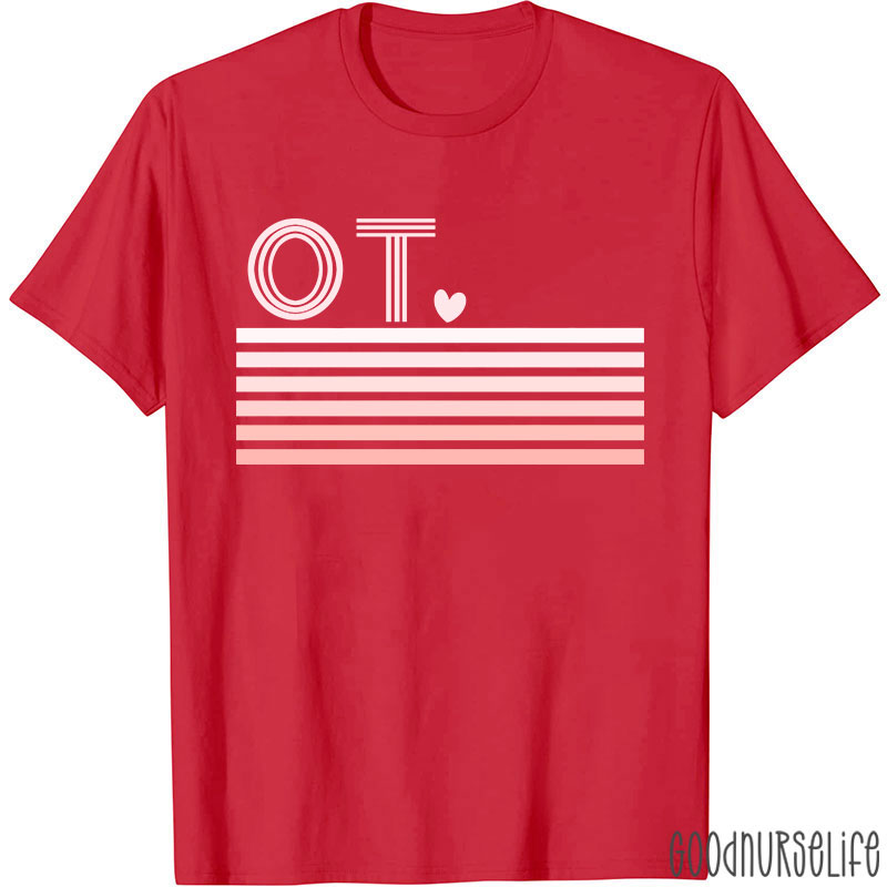 Occupational Therapy Cute Heart T-Shirt