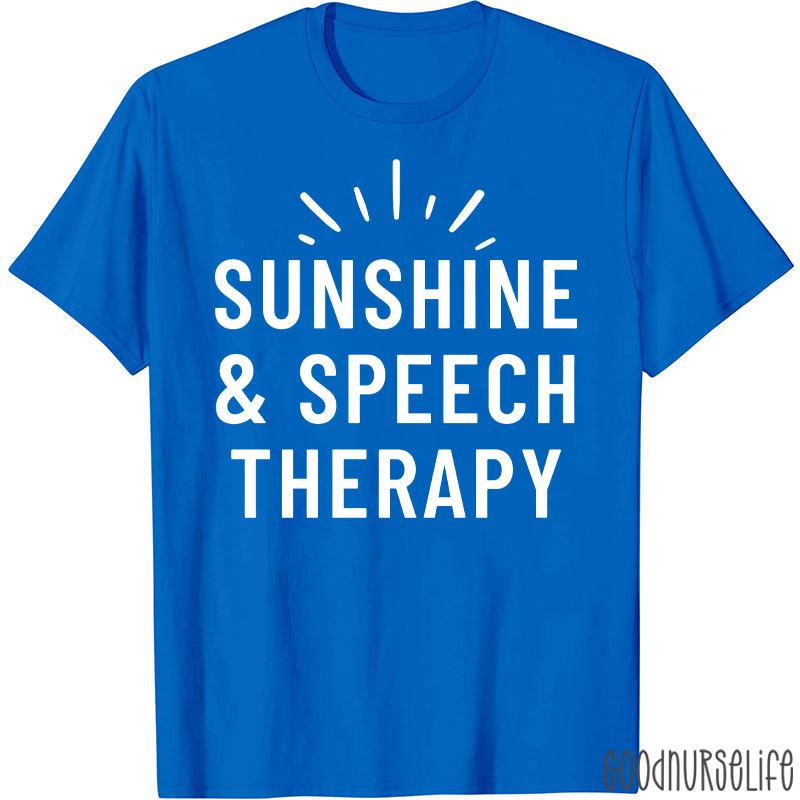 Sunshine & Speech Therapy T-Shirt