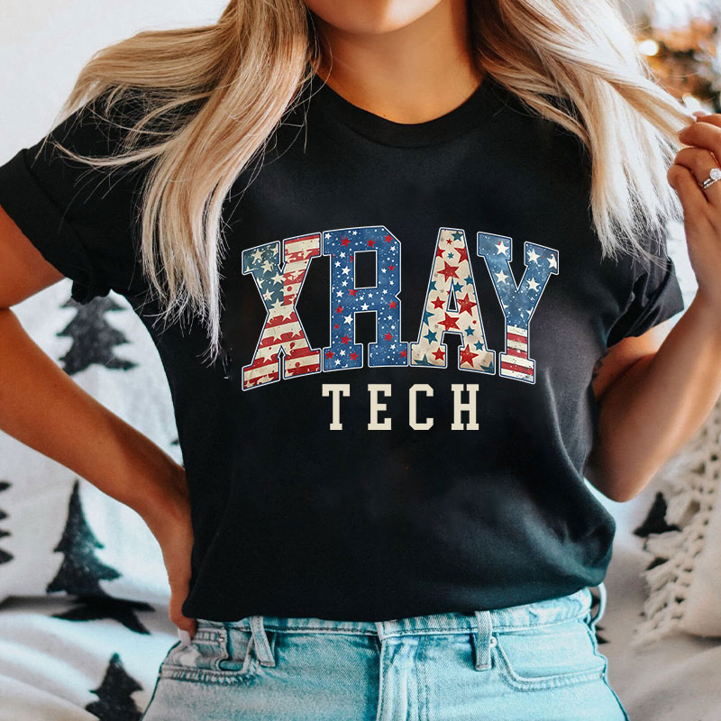 Xray Tech Radiology 4th Of July T-Shirt