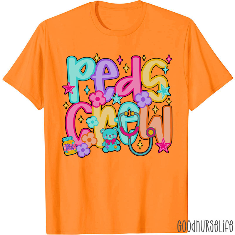 Peds Crew Nurse Pediatric Nurse T-Shirt