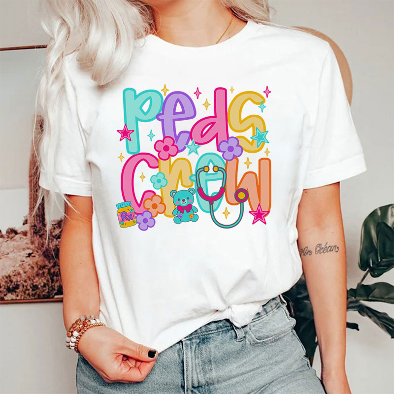 Peds Crew Nurse Pediatric Nurse T-Shirt