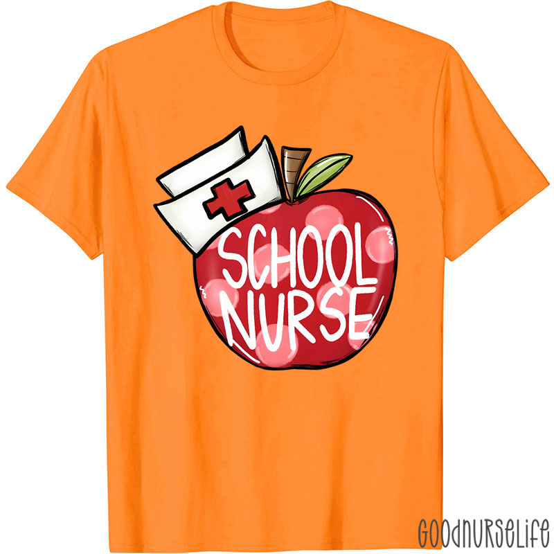 School Nurse Apple T-Shirt