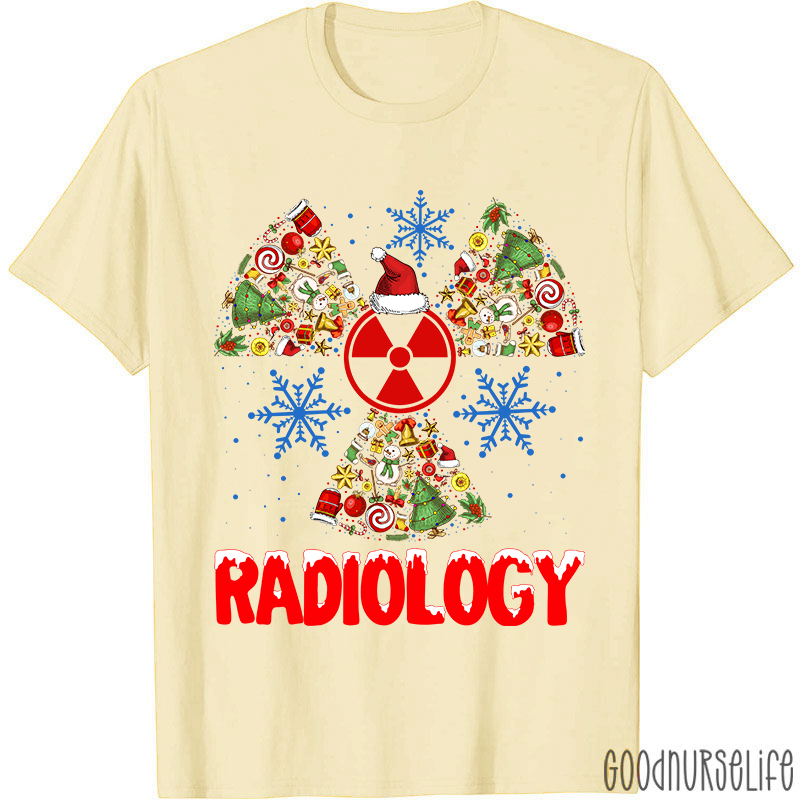 Radiology Christmas Icons Radiology T-shirt
