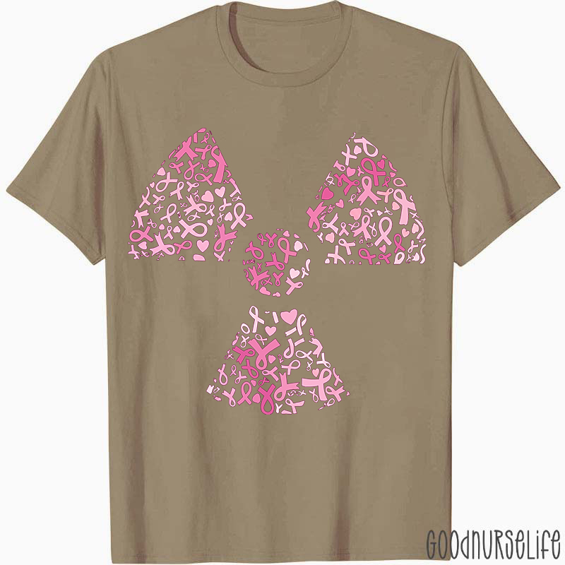 Breast Cancer Awareness Radiation Symbol T-Shirt
