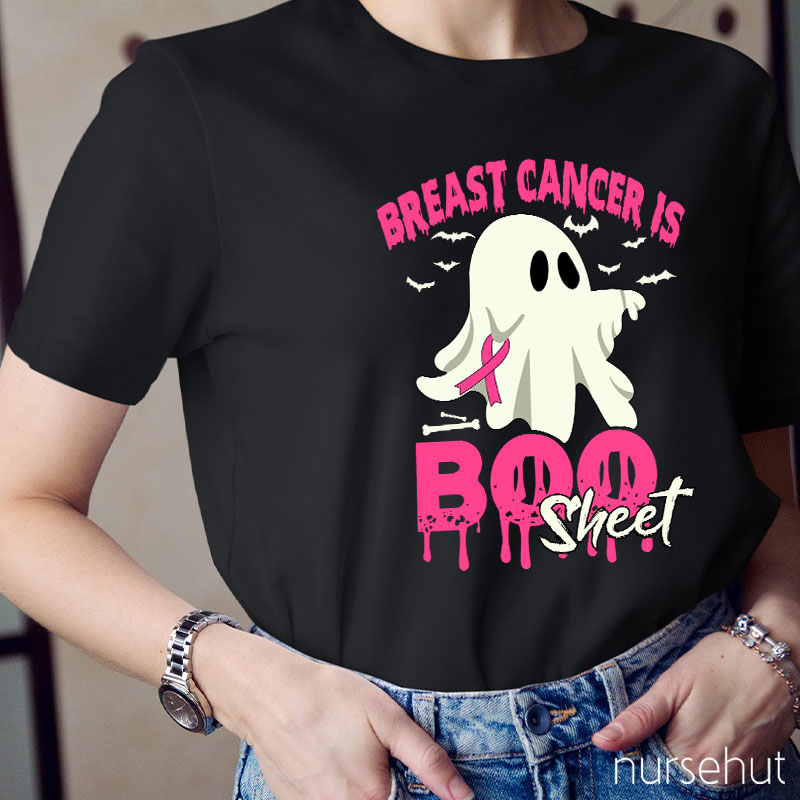 Breast Cancer Is Boo Sheet Nurse T-Shirt