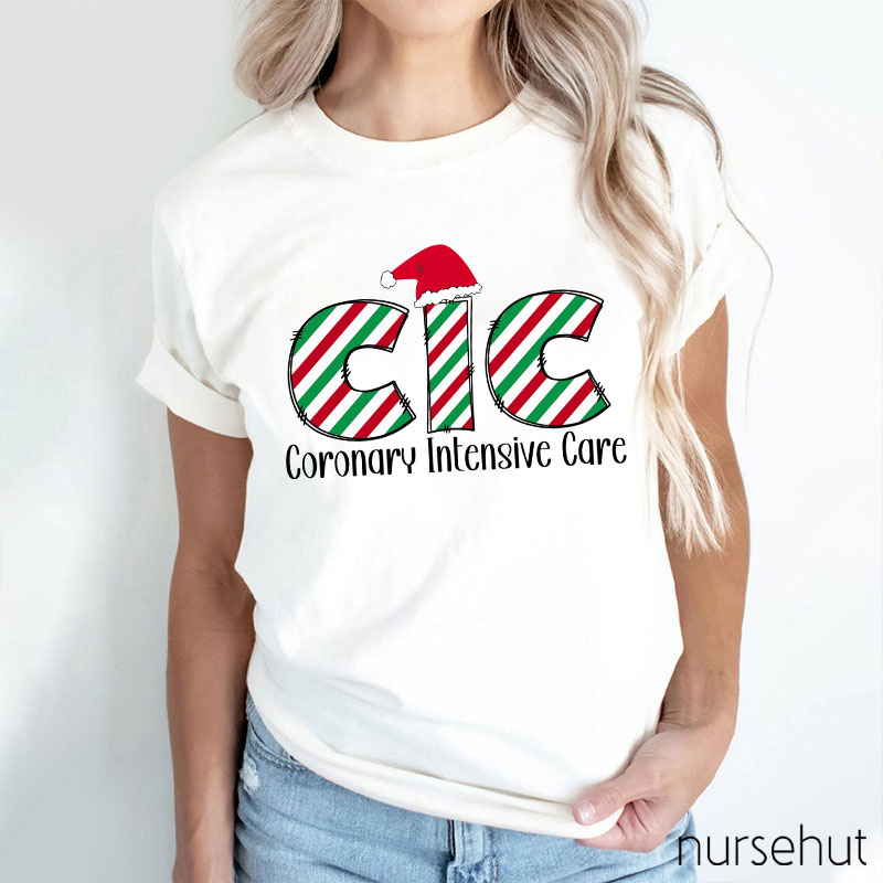 Personalized Department Christmas Nurse T-Shirt